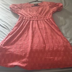 Beautiful dress, pink color, small size.